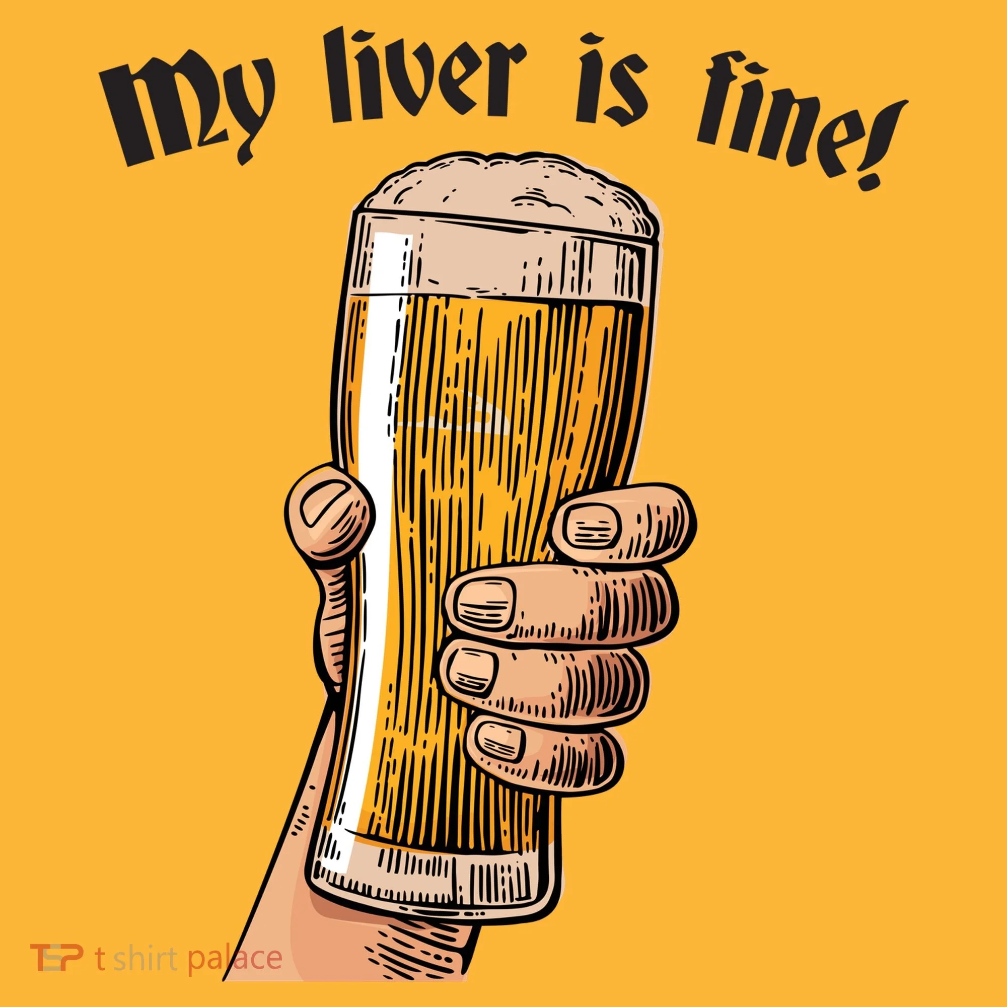 My Liver Is Fine Kids Hoodie