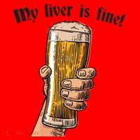 My Liver Is Fine Santa Hat thumb 1