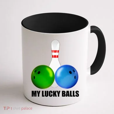My Lucky Balls Coffee Mug back