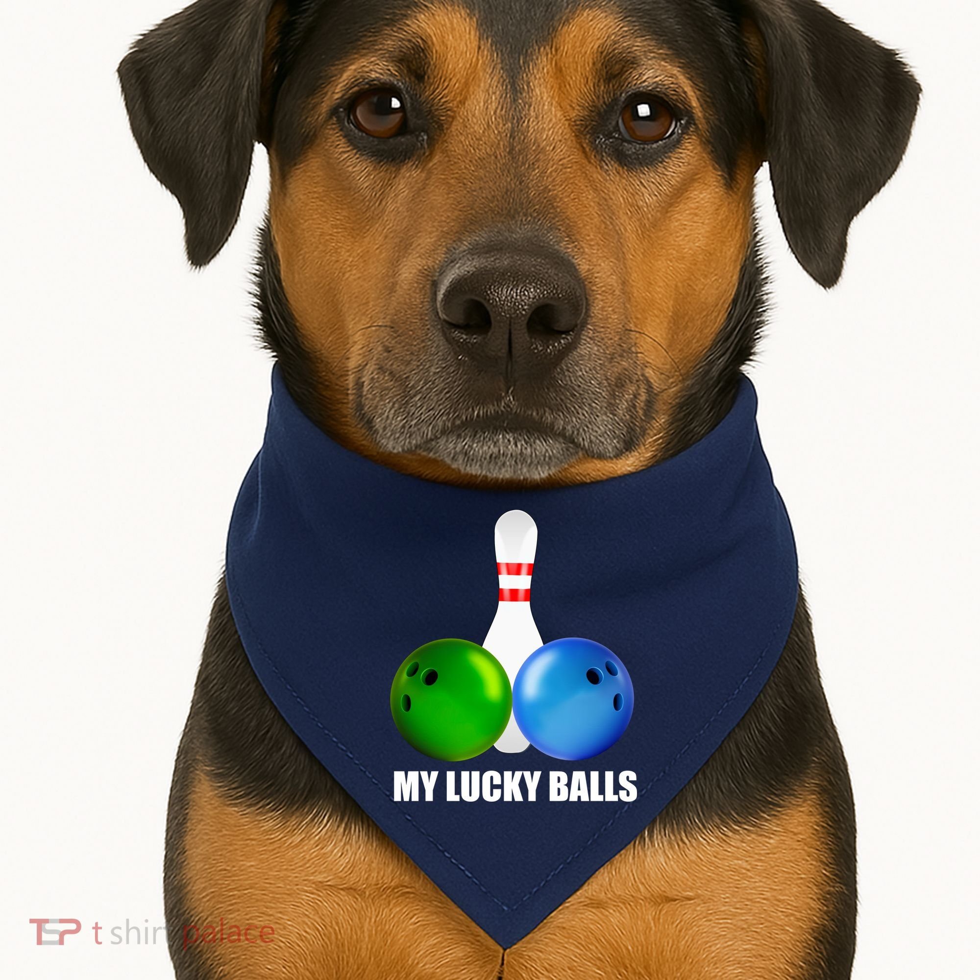 My Lucky Balls USA-Made Doggie Bandana