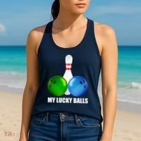 My Lucky Balls Women's Tank Top thumb 2