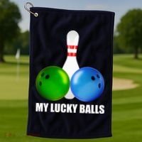 My Lucky Balls Golf Towel thumb 1