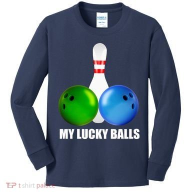 My Lucky Balls Kids Long Sleeve Shirt