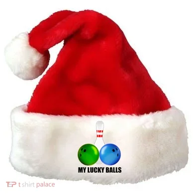 My Lucky Balls Santa Hat