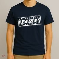 My Mission Remission Cancer Survivor Stamp T-Shirt thumb 3