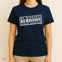 My Mission Remission Cancer Survivor Stamp T-Shirt thumb 4