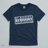My Mission Remission Cancer Survivor Stamp T-Shirt thumb 5