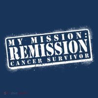 My Mission Remission Cancer Survivor Stamp Women's Hoodie thumb 2