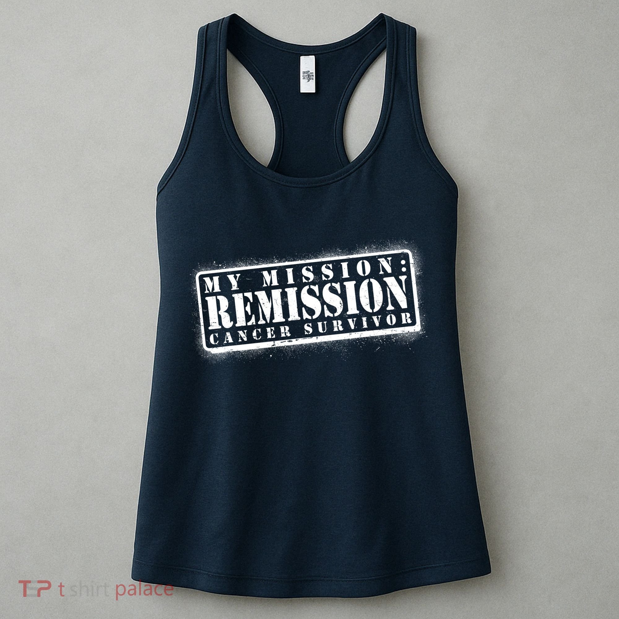 My Mission Remission Cancer Survivor Stamp Women's Tank Top