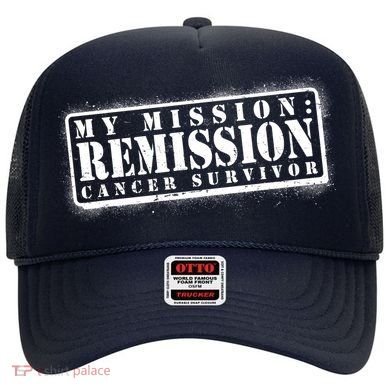 My Mission Remission Cancer Survivor Stamp Hat