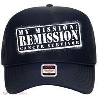 My Mission Remission Cancer Survivor Stamp Hat thumb 0