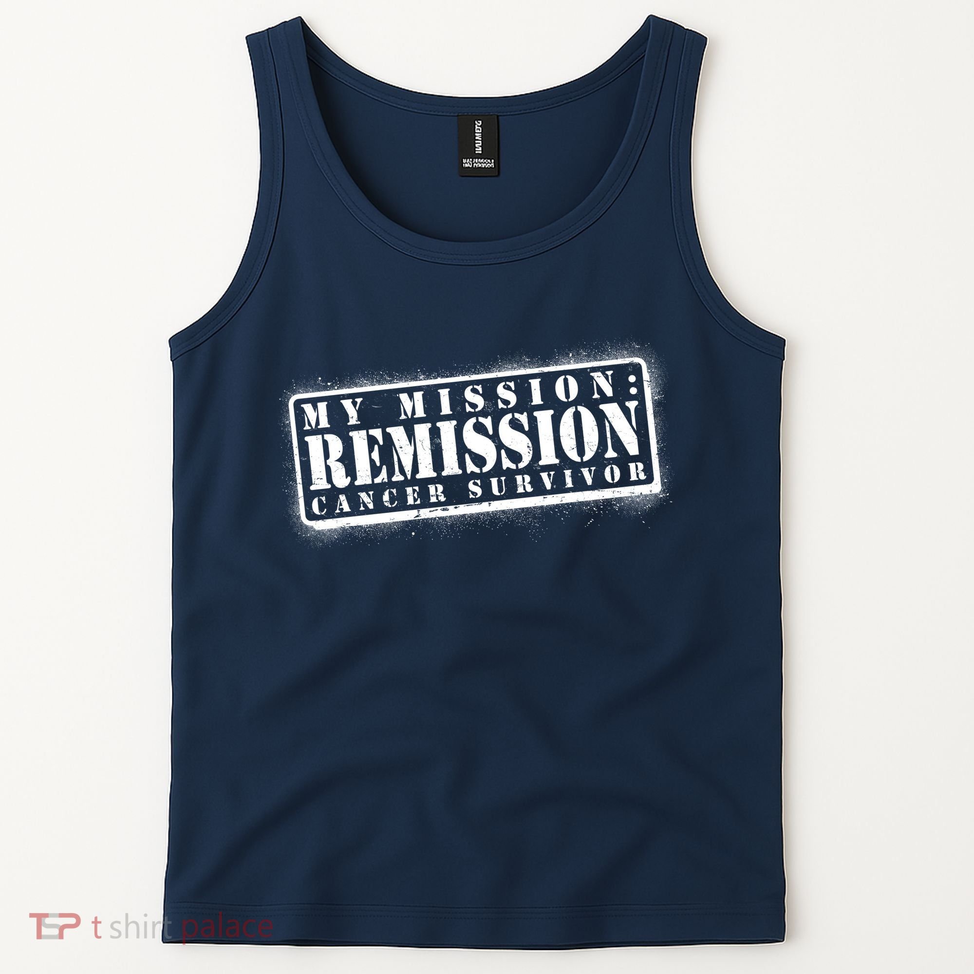 My Mission Remission Cancer Survivor Stamp Tank Top