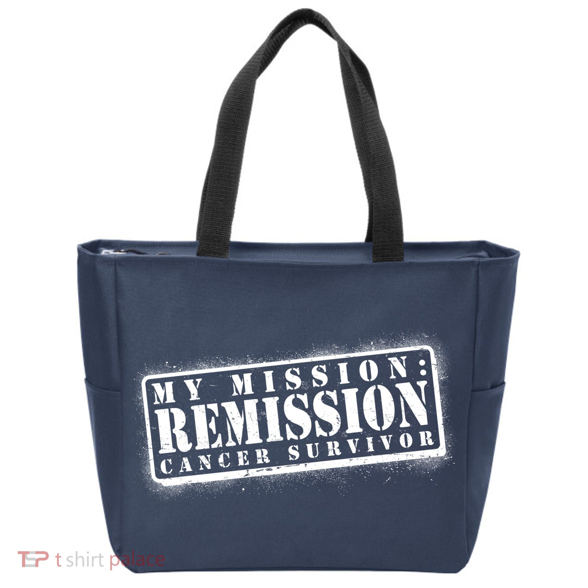 My Mission Remission Cancer Survivor Stamp Tote Bag