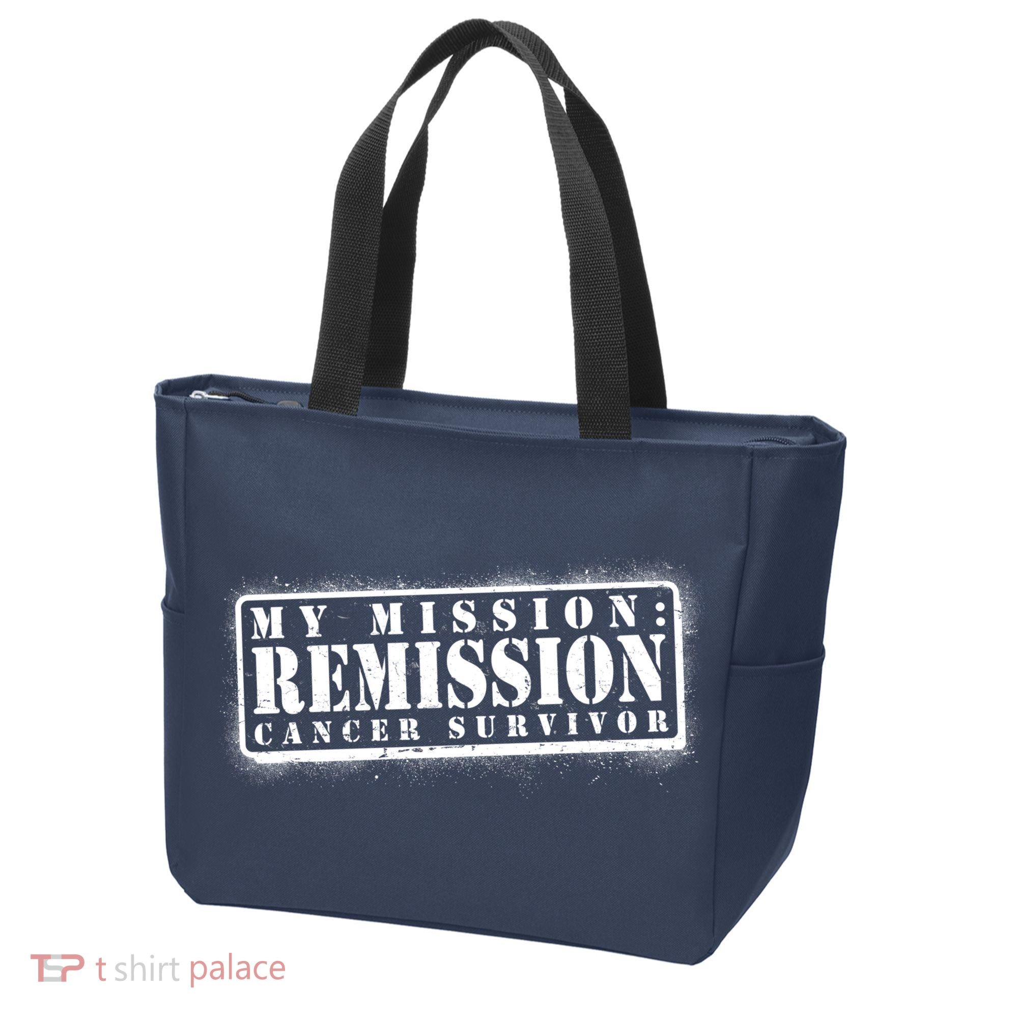 My Mission Remission Cancer Survivor Stamp Tote Bag
