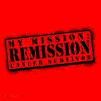 My Mission Remission Cancer Survivor Stamp Santa Hat thumb 1