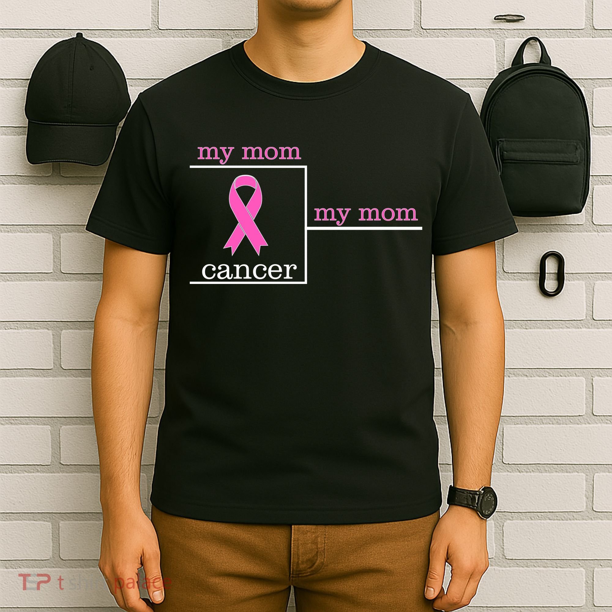 My Mom Cancer Bracket T-Shirt