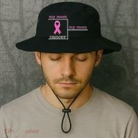 My Mom Cancer Bracket Bucket Hat thumb 2