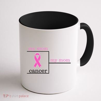 My Mom Cancer Bracket Coffee Mug back
