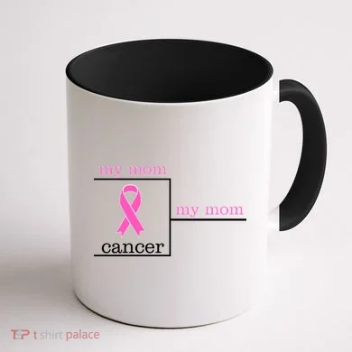 My Mom Cancer Bracket Coffee Mug back