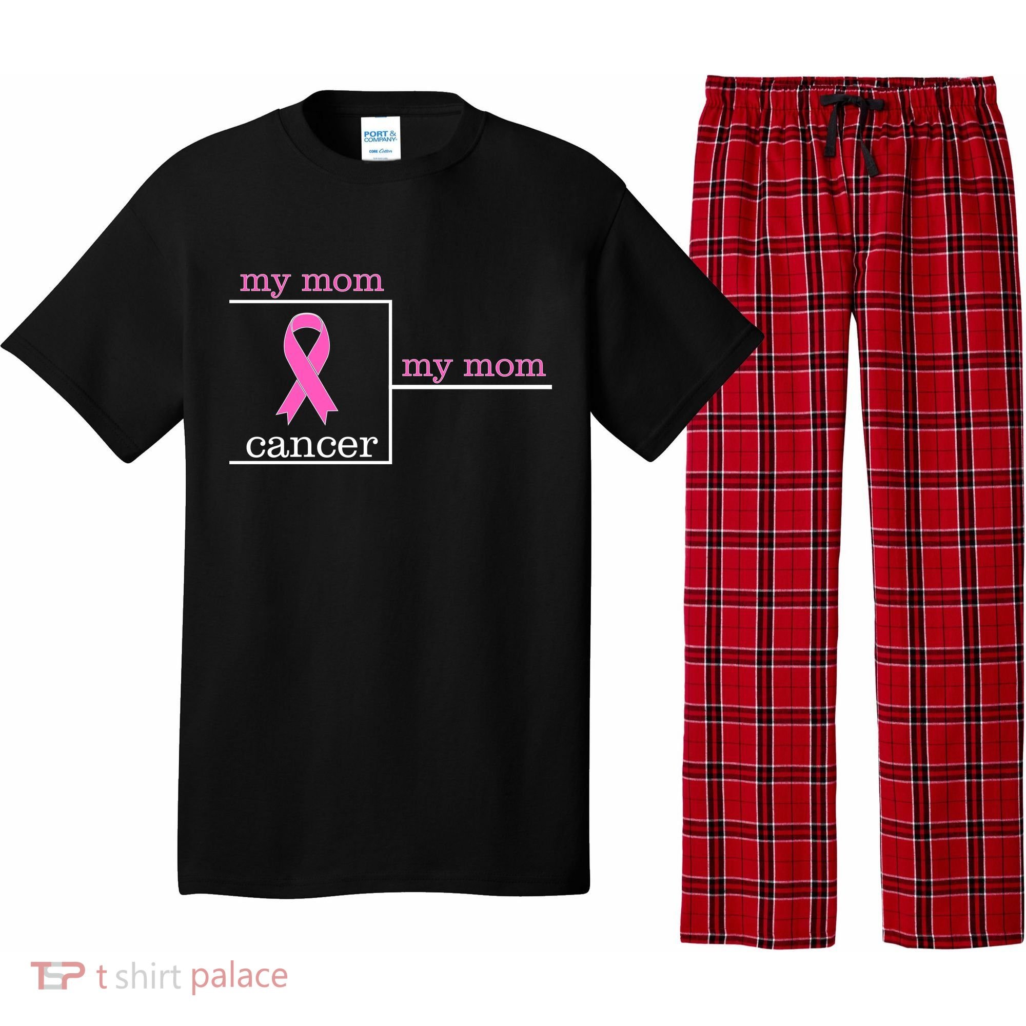 My Mom Cancer Bracket Pajama Set