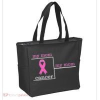 My Mom Cancer Bracket Tote Bag thumb 2