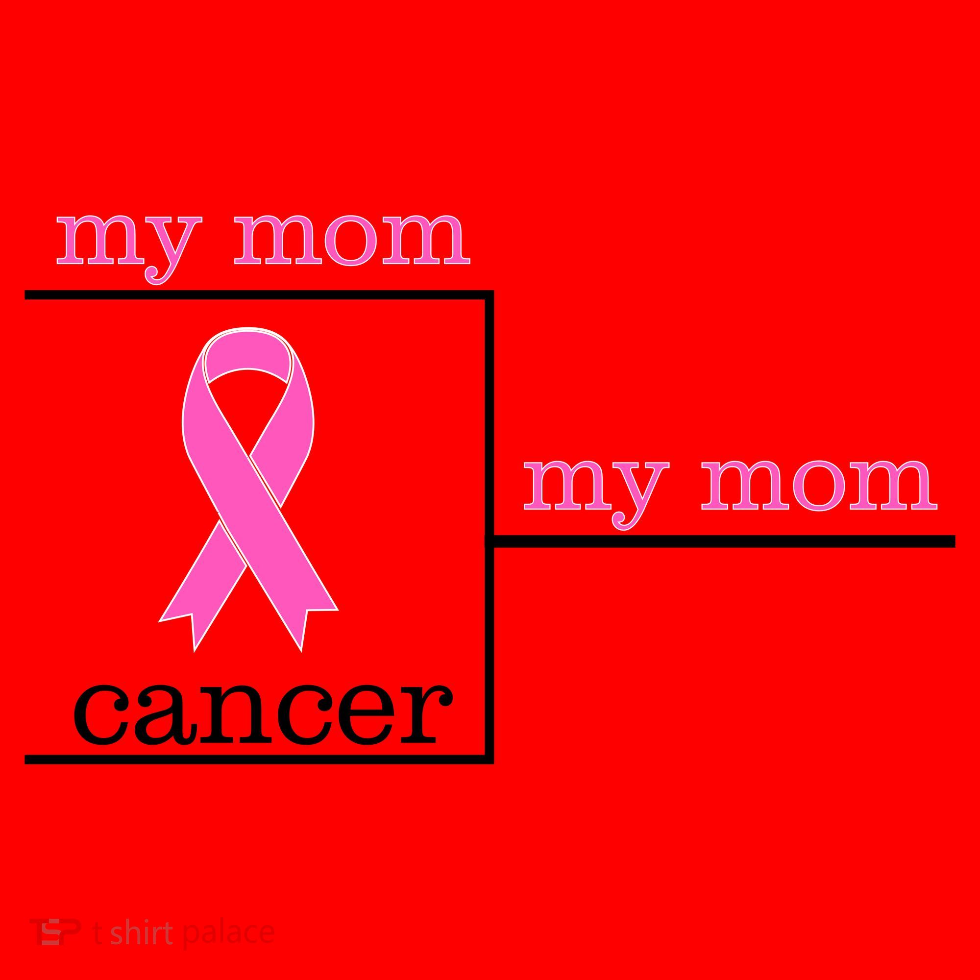 My Mom Cancer Bracket Santa Hat