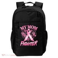 My Mom Is A Fighter Breast Cancer Awareness Backpack thumb 0