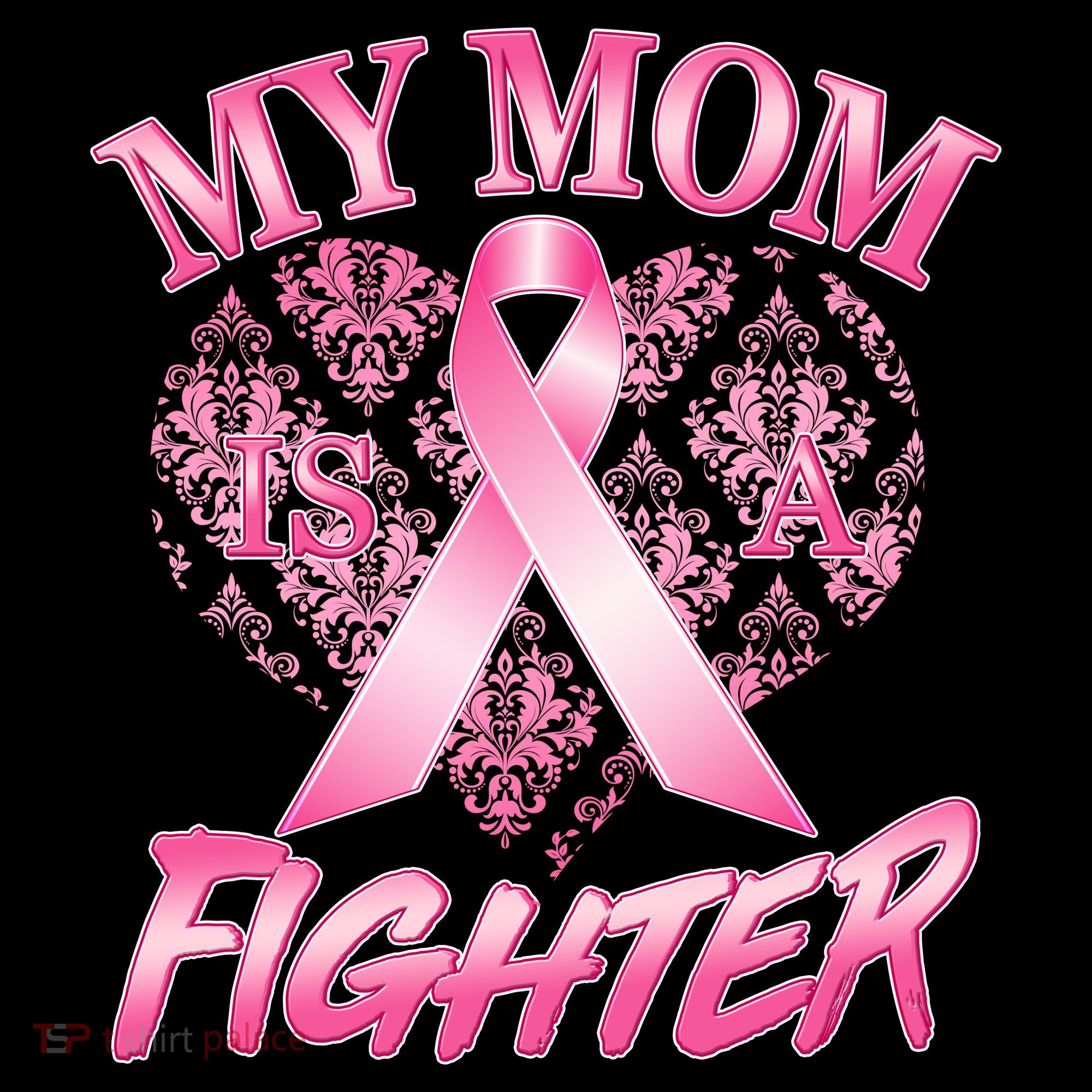 My Mom Is A Fighter Breast Cancer Awareness Coffee Mug
