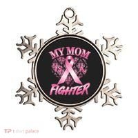 My Mom Is A Fighter Breast Cancer Awareness Ornament thumb 0