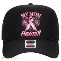 My Mom Is A Fighter Breast Cancer Awareness Hat thumb 0