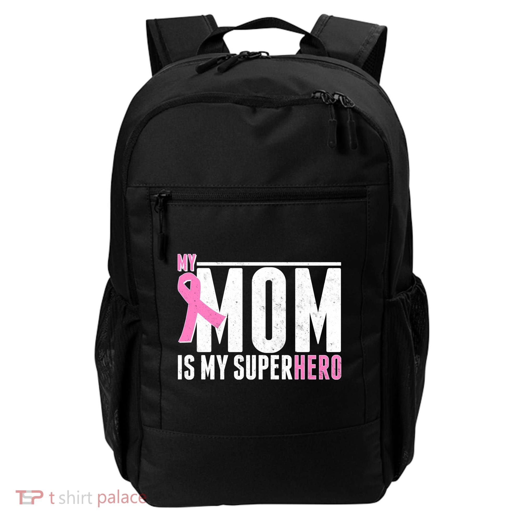 My Mom Is My Superhero Breast Cancer Backpack