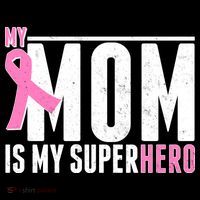 My Mom Is My Superhero Breast Cancer Mousepad thumb 1