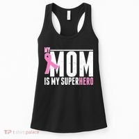 My Mom Is My Superhero Breast Cancer Women's Tank Top thumb 0