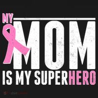 My Mom Is My Superhero Breast Cancer Tote Bag thumb 4