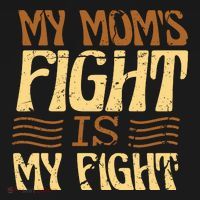 My Mom's Fight Is My Fight USA-Made Doggie Bandana thumb 2