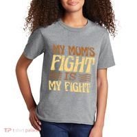 My Mom's Fight Is My Fight Kids T-Shirt thumb 2
