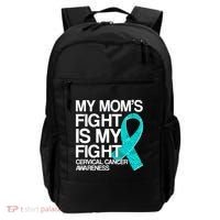My Mom's Fight is My Fight Cervical Cancer Awareness Backpack thumb 0