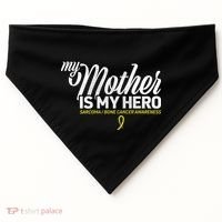 My Mother Is My Hero Sarcoma Awareness USA-Made Doggie Bandana thumb 0