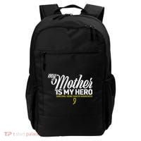 My Mother Is My Hero Sarcoma Awareness Backpack thumb 0
