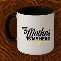 My Mother Is My Hero Sarcoma Awareness Coffee Mug thumb 2
