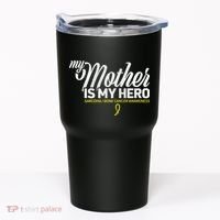 My Mother Is My Hero Sarcoma Awareness Tumbler thumb 0