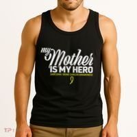 My Mother Is My Hero Sarcoma Awareness Tank Top thumb 3