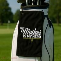 My Mother Is My Hero Sarcoma Awareness Golf Towel thumb 2