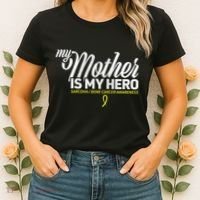 My Mother Is My Hero Sarcoma Awareness Women's T-Shirt thumb 2