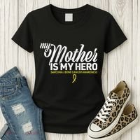 My Mother Is My Hero Sarcoma Awareness Women's T-Shirt thumb 3