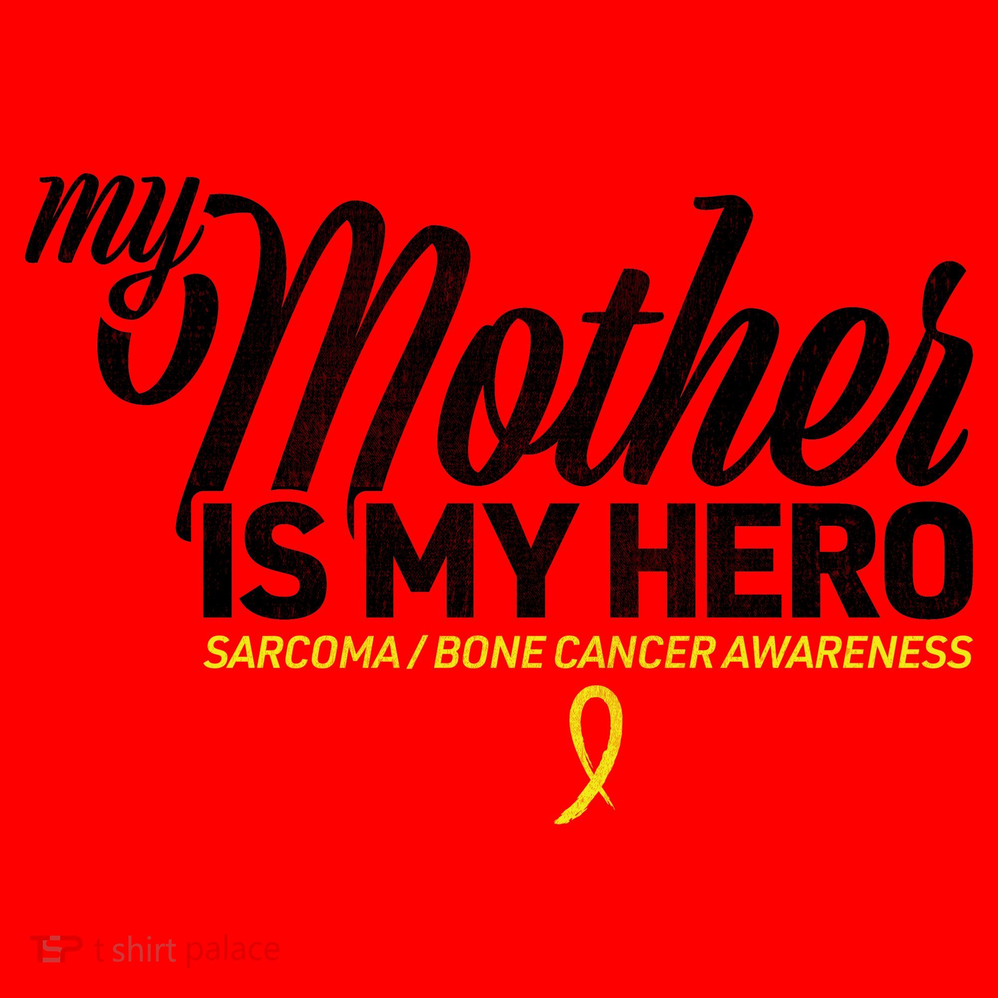 My Mother Is My Hero Sarcoma Awareness Santa Hat