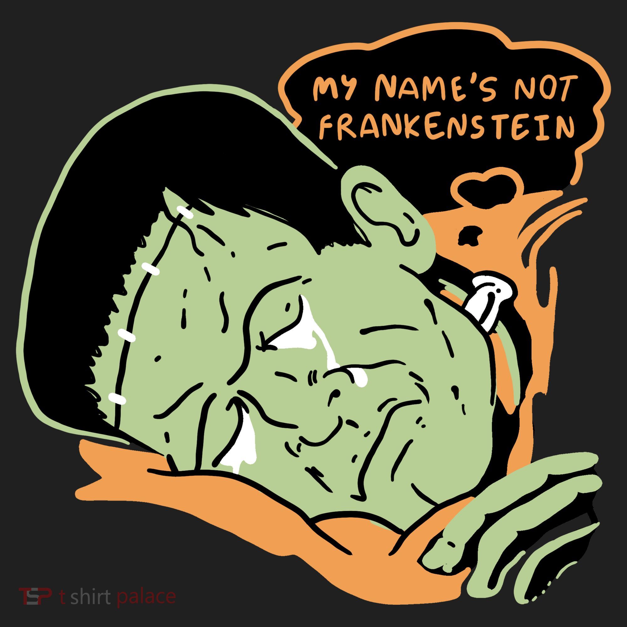 My Name Is Not Frankenstein Golf Towel