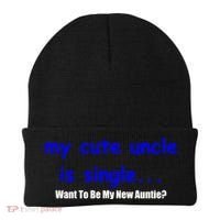 My New Uncle Is Single, Want To Be My New Auntie? Beanie thumb 0