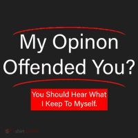 My Opinion Offended You? Beanie thumb 2