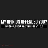 My Opinion Offended You Should Hear What I Say To Myself Beanie thumb 2